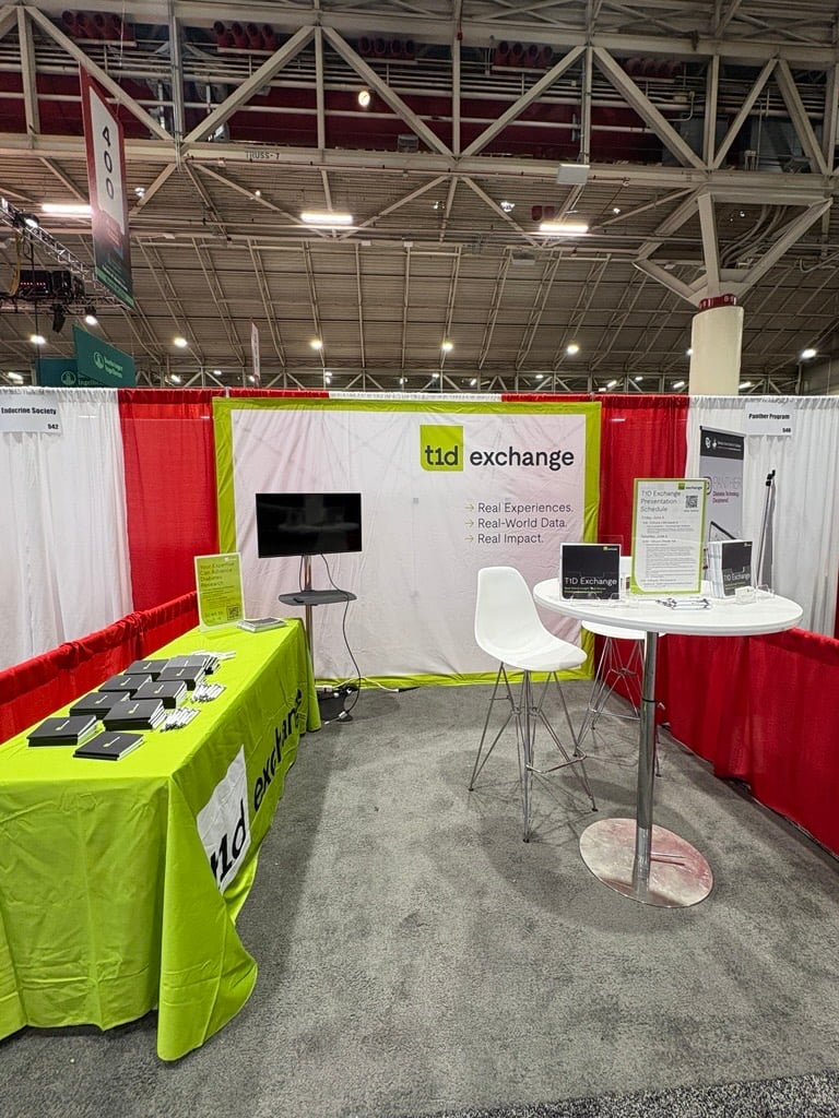 T1D Exchange Booth at ADA 2026