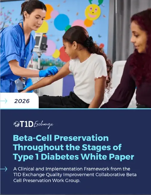 Cover page of the beta cell preservation whitepaper