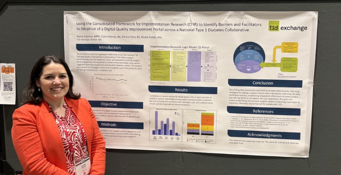 Alyssa with Poster Presentation