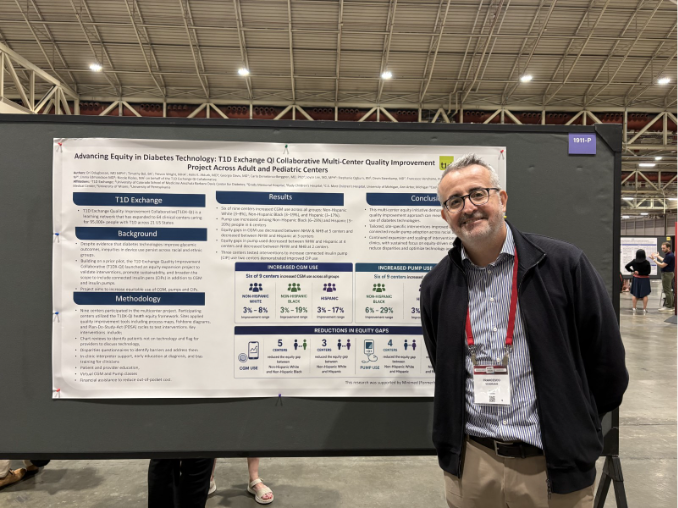 Francesco With Poster Presentation