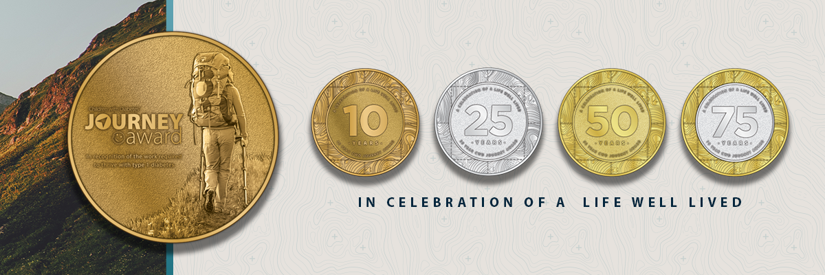 Your Journey Award — Celebrate 5, 10, 25, 50, and 75 Years with T1D!