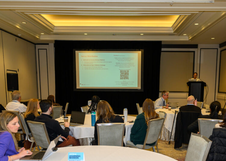 Arati Nagarkar presenting "Streamlining AID Sick Day Protocols To Reduce Communication Load" at the 2025 T1DX-QI Learning Session