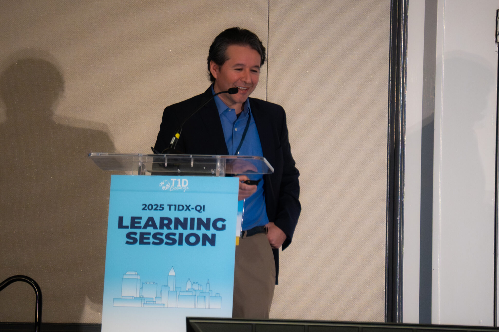 Francisco Pasquel, MD, MPH, presenting the keynote address at the 2025 T1DX-QI Learning Session