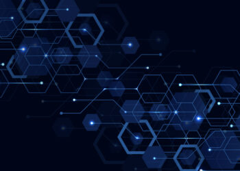 Medical technology abstract graphic