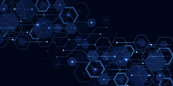 Medical technology abstract graphic