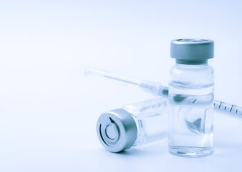 Insulin vial and syringe