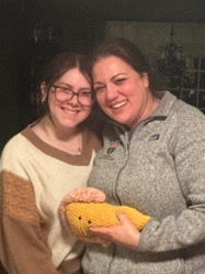Mother Daughter and crocheted pancreas